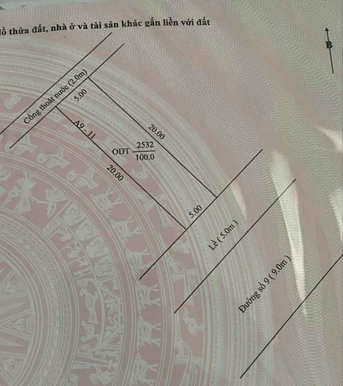 BÁN NỀN ĐƯỜNG PHẠM VĂN NHỜ - KHU DÂN CƯ CÔNG AN - Q. CÁI RĂNG - TP. CẦN THƠ